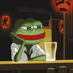 pepe-in-bar-pepe-drink.gif